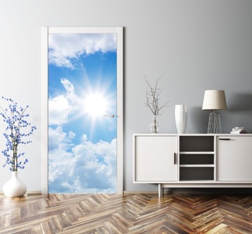 FOTOTAPETA NAKLEJKA NA DRZWI MEBLE NIEBO SŁOŃCE