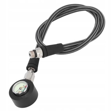 МАНОМЕТР СО ШЛАНГОМ ВЫСОКОГО ДАВЛЕНИЯ ДЛЯ ПОГРУЖЕНИЙ 65СМ