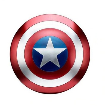 METALOWA TARCZA KAPITAN AMERYKA COSPLEY AVENGE 1:1