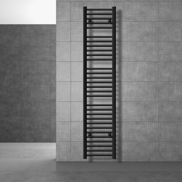 Grzejnik łazienkowy 300x1800 mm czarny z
