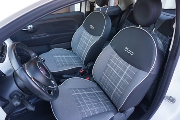 Fiat 500 II Seria 4 1.2 69KM 2017 FIAT 500 LOUNGE 1,2 DACH PANORAMICZNY AUTOMATYCZNA KLIMATYZACJA 2 PARY KÓŁ, zdjęcie 9