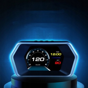 АВТОМОБИЛЬНЫЙ ДИСПЛЕЙ HUD P17 OBD2 GPS НА РУЧКЕ