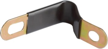 Uchwyt przewodów, mocowanie, obejma stalowa + osłonka; zakres 10mm