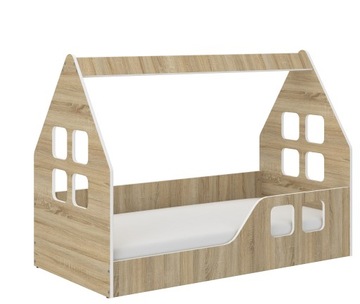 Łóżko dziecięce Niski DOMEK SONOMA 140x70 Montessori