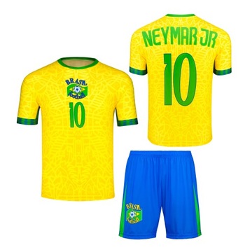 STRÓJ / KOMPLET PIŁKARSKI NEYMAR JR. BRAZYLIA rozm. 128 cm