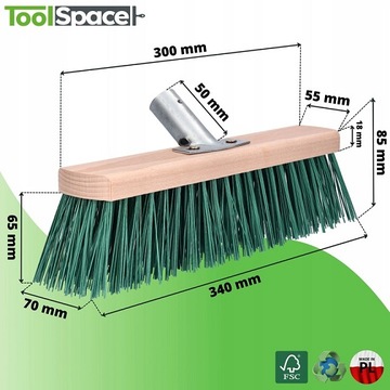 УЛИЧНЫЙ РАБОТНИК 30 СМ ЩЕТКА ДЛЯ ПОДМЕТАНИЯ УЛИЦ И БРУСТОЧНАЯ ЩЕТКА 30 см