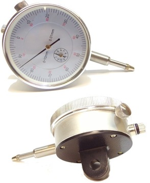 CZUJNIK ZEGAROWY 0-10MM 0,01MM DOKŁADNY CZYTELNY