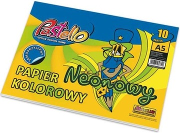 ZESZYT PAPIERÓW KOL. SAMOPRZYLEPNYCH A5 - 10K