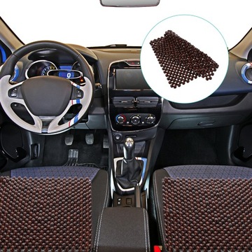 Деревянные бусины для чехлов на сиденья. Подушки в машину Cool Auto.