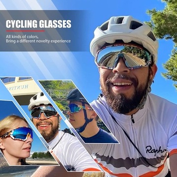 KAPVOE ВЕЛОСИПЕДНЫЕ ОЧКИ MTB ПОЛЯРИЗОВАННЫЕ ОЧКИ
