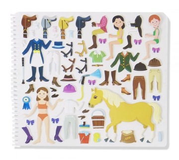 Многоразовые наклейки Melissa & Doug на