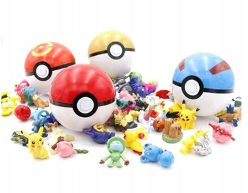ПОКЕМОН 12 ПОКЕБОЛОВ ШТ + 12 ФИГУРОК