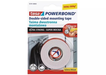 Taśma POWERBOND super mocna TESA 1,5m