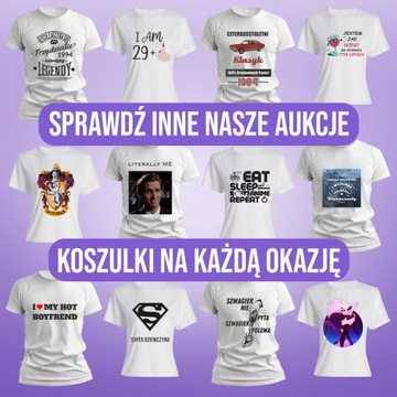 Koszulka Damska z Nadrukiem Bawełna T-shirt na Prezent Róża Złota Kwiat M