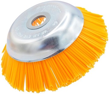 SZCZOTKA DO KOSY NYLONOWA DRUCIANA ZESTAW DO CZYSZCZENIA KOSTKI BRUKOWEJ