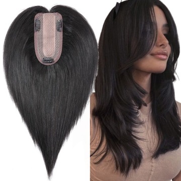 25CM clip in WYPADANIE TUPET Włosy Naturalne