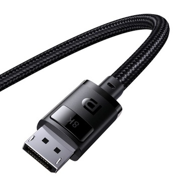 УЛУЧШЕННЫЙ КАБЕЛЬ BASEUS DISPLAYPORT FULLHD UHD 4K 8K 240 Гц ВИДЕО 2M