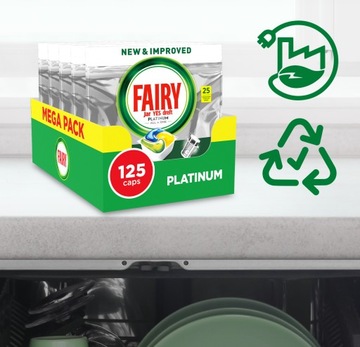 Капсулы для посудомоечной машины Fairy Platinum Lemon 125 шт.