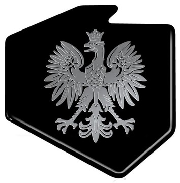Naklejka 3D Nikiel + Żywica GODŁO