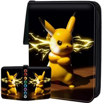 Album na karty Pokemon, pikachu segregator na 400 kart Gratis 60 kart !