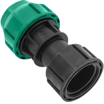 PRZELOT ŁĄCZNIK ZŁĄCZKA SKRĘCANY do łączenia RURY WĘŻA 32mm PE Fi 32x 1