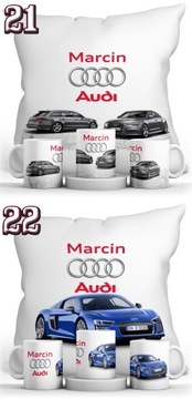 КОМПЛЕКТ КРУЖКА + ПОДУШКИ AUDI
