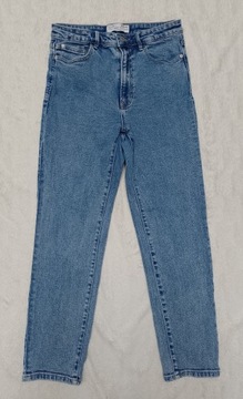 Spodnie jeans damskie Stradivarius Mom Slim eur 40 uk 12 niebieskie