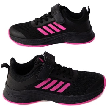 CLIBEE BUTY SPORTOWE DZIEWCZĘCE CZARNE SIATKI R.36