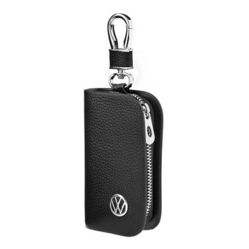 SKÓRZANE ETUI na klucze VOLKSWAGEN VW KLUCZYK samochodowy ELEGANCKI brelok