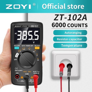 Стандартный цифровой мультиметр ZT-102A ZOYI ZT