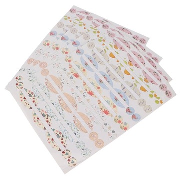 Портативные этикетки для бутылок с маслом на 4 листа