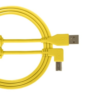 UDG Ultimate Audio Cable USB 2.0 A-B Yellow Angled 1m KABEL USB A-B KĄTOWY