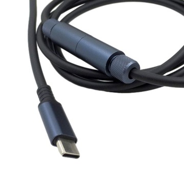 Витой кабель USB C. Гибкий, растягивающийся кабель USB типа C — A