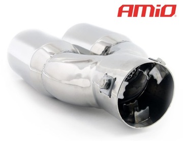 БЕСПЛАТНАЯ ПОДАРОК# НАКОНЕЧНИК ГЛУШИТЕЛЯ ДВОЙНОЙ НЕРЖАВЕЮЩАЯ СТАЛЬ