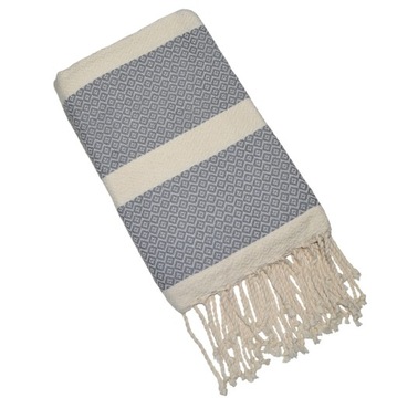 Ręcznik arabski FOUTA do sauny Spa hammam plażowy bawełna 200 x 100