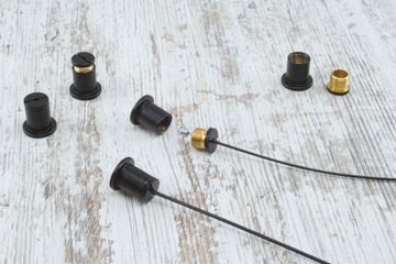 2M черный стальный кабель для лампы лампы чердака Loft Retro DIY