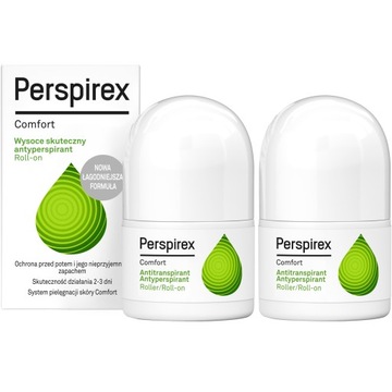2x PERSPIREX Comfort 20ml antyperspirant roll-onc