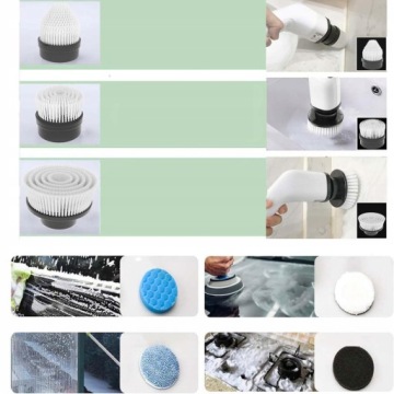 ЭЛЕКТРИЧЕСКАЯ ЩЕТКА ДЛЯ ЧИСТКИ ВОДОНЕПРОНИЦАЕМАЯ 9 В 1 2000 МАЧ