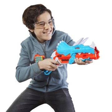 Hasbro Nerf DinoSquad Tricera-Blast Launcher 0803 + 12 дротиков