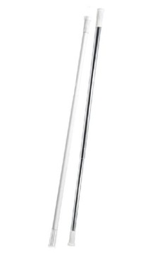 DRĄŻEK prysznicowy na zasłonkę ROZSUWANY 70-120cm rozporowy dwa kolory