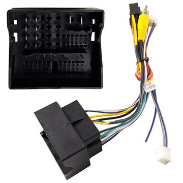 ZŁĄCZE PRZEJŚCIÓWKA DO SAMOCHODU VAG VW SKODA RADIO ANDROID PO 2015 52 PIN