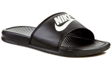 NIKE Klapki BENASSI JDI r 42,5 czarne na basen siłownia plażę 343880 090