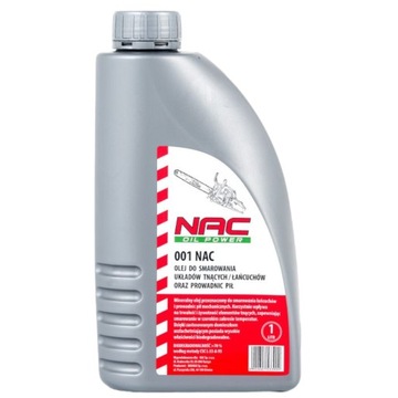 ЦЕПНОЕ МАСЛО 1Л ДЛЯ НАПРАВЛЯЮЩИХ ПИЛОВ И НОЖНИЦ