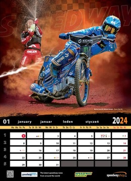 КАЛЕНДАРЬ СПИДВЕЯ Календарь спидвея на 2024 год - обложка IV