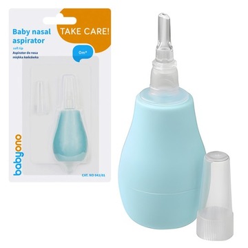 BabyOno ASPIRATOR DO NOSA GRUSZKA miękka końcówka