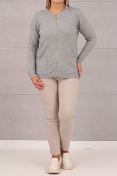 ЖЕНСКИЙ ДЖЕМПЕР, БОЛЬШОЙ РАЗМЕР, ПРОСТОЙ БАЗОВЫЙ ЧЕХОЛ С КАРМАНАМИ