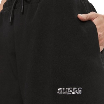 GUESS KRÓTKIE SPODENKI DAMSKIE ELEANORA SHORT CZARNE r.L