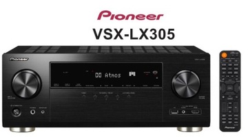 PIONEER VSX-LX305 amplituner czarny AirPlay Bluetooth WiFi USB kino domowe