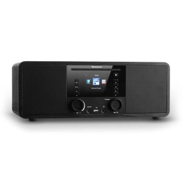 RADIO INTERNETOWE WIEŻA FM Spotify BT Wi-Fi CZARNE DREWNO