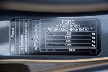 Ford Focus III Kombi Facelifting 1.0 EcoBoost 125KM 2018 Kamera Cofania, Radar, Navi, Tempomat ACC, Car Play, Asystent , GWARANCJA, zdjęcie 39